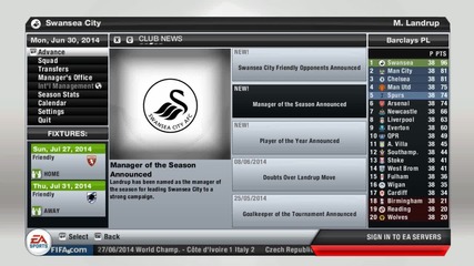 Fifa 13 | Swansea Manager Mode | S3. E1. | Трансфери |