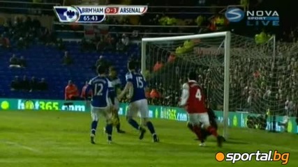 Бирмингам 0 - 3 Арсенал 1 . 1 . 2011