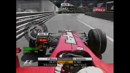 F1 Ferrari In Car - Monaco 