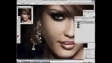 Джесика Алба - Преобразяване На Photoshop