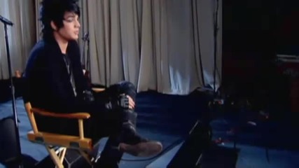 Adam Lambert Vh1 Unplugged - Interview 