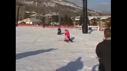 Dakota And Elle Fanning Ski