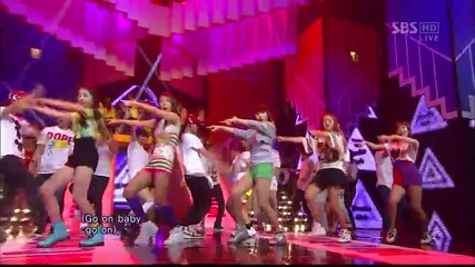 Wonder Girls - Girlfriend & Like This @ Inkigayo (10.06.2012)