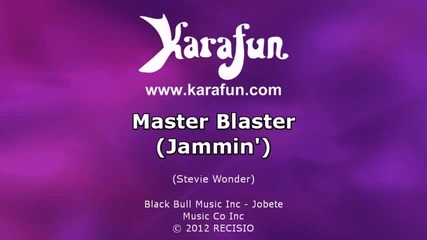 Stevie Wonder - Master Blaster (karaoke)
