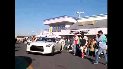 Mines R35 New Gt - R enters Tsukuba track for the first time 