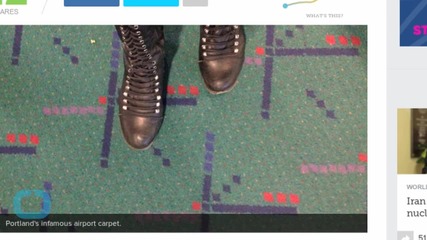 Portland Airport's Carpet Has Become a Celebrity