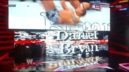 Wwe Summerslam 2012 Daniel Bryan vs Kane
