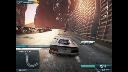 Need For Speed Most Wanted 2 - Lamborghini 311km/h Crashed ;)