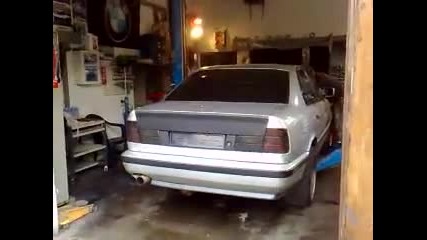 Bmw E34 M5 race - exhaust Flame ; - ) 
