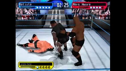 Batista Vs Mark Henry smackdown for ps1 my gameplay