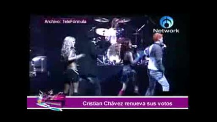 Cristian Chavez Renueva Sus Voto Cpsula Telefrmula Network