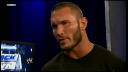 Randy Orton Backstage Interview Smackdown 8/5/11
