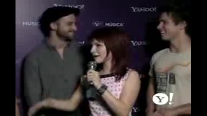 Paramore Interview @ Mtv Los Premios