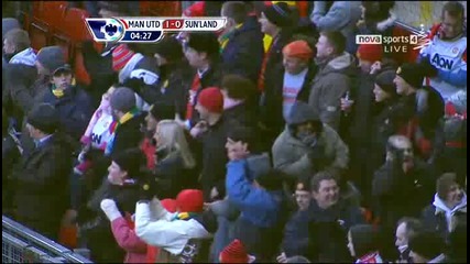 Гол на Бербатов.манчесрър юн. - Съндърланд 2 - 0