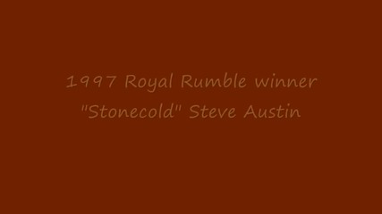 Royal Rumble - победители от 1988 до 2010 part 1 