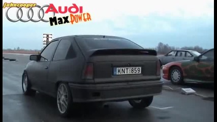 Opel Kadett Gsi vs Nissan 200sx Turbo