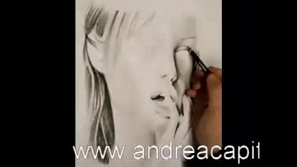 Бързо рисуване - Анджелина Джоли 
