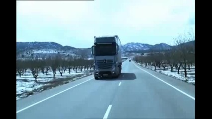New 2012 Mercedes-benz Actros on the road