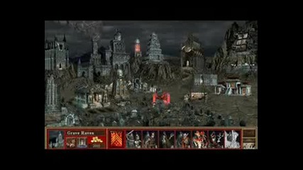 Heroes 3:Necropolis - Town - Music + Screen
