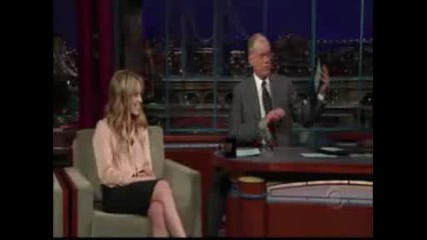 Hilary Duff [on the Late Show with David Letterman]