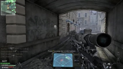 Cod Mw3: Ето ей такъв снайперист не се вижда всеки път! H D |