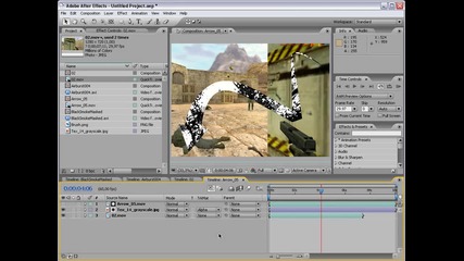 Урок 4 Adobe After Effects Cs3 част 3 на Български език 