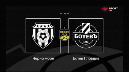 Черно море с последен шанс за топ 6 срещу Ботев Пловдив