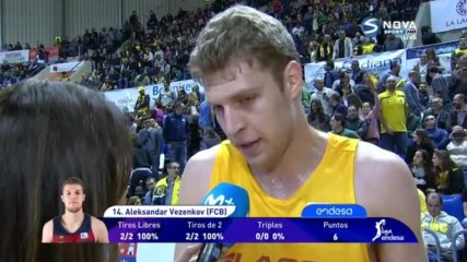 Везенков със силни минути за обрат на Барса