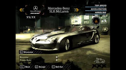 My Carrer Cars in Nfs Most Wanted