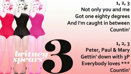 Britney Spears - 3 (instrumental+official backgroundvocals) 