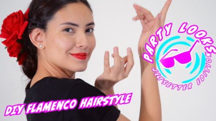 April Fair Inspired Flamenco Hairstyle
