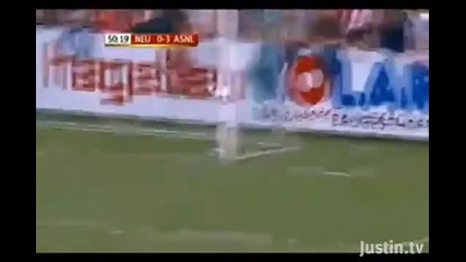Първия гол на Шамак за Арсенал