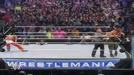 Sweet Chin Music On John Cena - Hd Wrestlemania 23