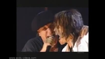Acdc & Aerosmith - You Shook Me All Night Long ( live ) 