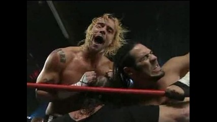 C M Punk & Julio Dinero vs. Sandman & Terry Funk (04.02.2004)