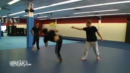 Ninja Soccer Kick Win - Spectator Fail 