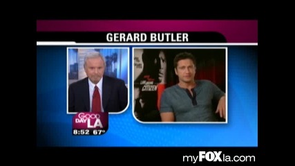 Gerard Butler on Good Day La on October 19, 2009 – Watch below 