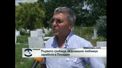 Първото гробище за домашни любимци заработи в Пловдив 