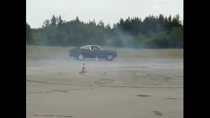 Ford Consul Coupe Drift Burnout Wheelie Donut Ralsko 2008 
