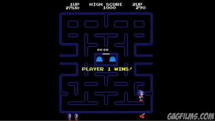 Sonic vs. Pac Man 