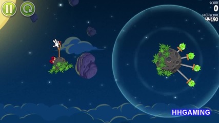 Да играем : Angry Birds Space 1-2 3 звезди