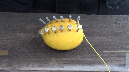 Как да запалим огън с лимон