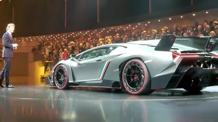 Lamborghini Veneno High Revs Sound World Premiere Geneva 2013