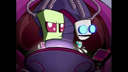 Invader Zim And Gir.