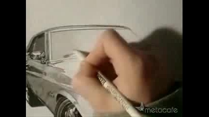 Рисуване на Форд Мустанг 