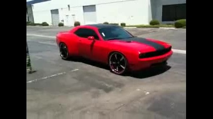 Red Forgiato Challenger