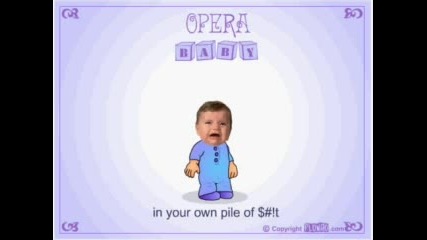 Смешна Анимация - Пеещо Бебе
