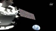 НАСА предостави уникални снимки заснети от лунната ракета „Артемис” (ВИДЕО)