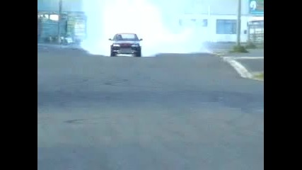 burnout in a skyline, start