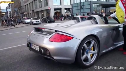 Рев от десетте цилиндъра на Porsche Carrera Gt